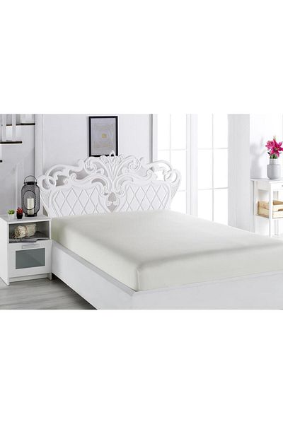 Karna Home Loft Satin Elastic Single Sheet