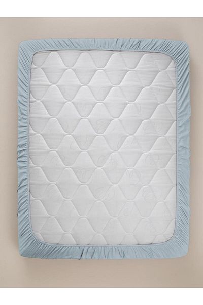 Karna Home Satin Fitted Sheet Suitable for Wide Beds – Modern Elegance with Slippery Texture