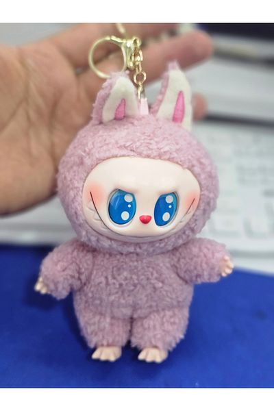 Meyra Accessories Labubu Plush Keychain Bag Ornament Cute Plush Toy 17cm