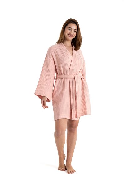 PANCHY CANKY Κιμονό 100% βαμβακερό φόρεμα Muslin Beach