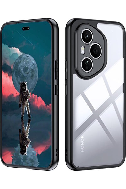 m.tk moveteck Honor 400 Pro Kılıf Kamera Korumalı Kenarları Renkli Arkası Şef...