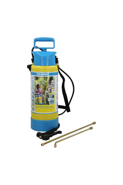 Gloria Primex 5 Pressure Sprayer Blue and Yellow 5 Liter