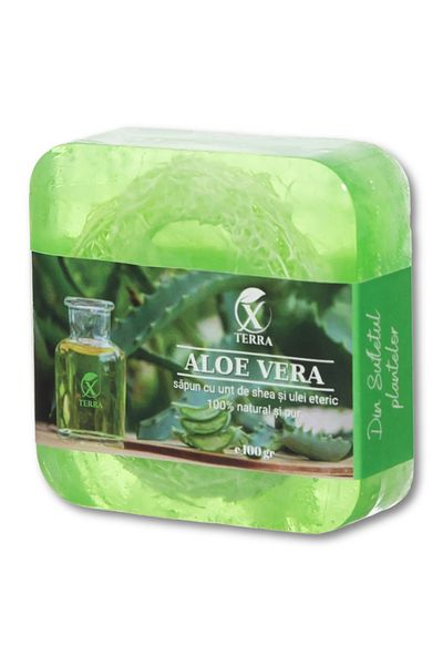 XTERRA | SOAP | HANDMADE | WITH ALOE, SHEA BUTTER, LUFA AND ESSENTIAL OILS | 100 GR