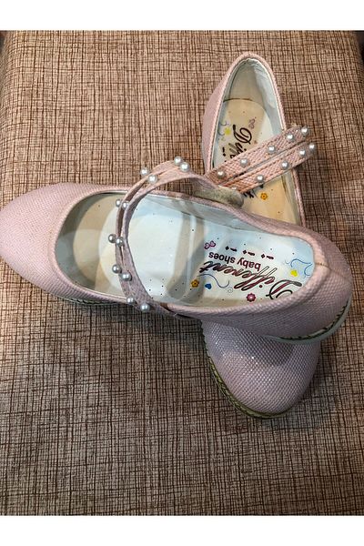 eylül ortopedi Girl's Glittery Pearl Ballerina Shoes