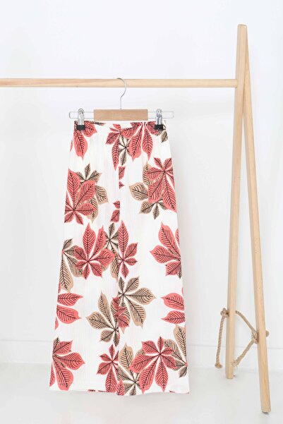 TOFİSA Κοριτσίστικο παντελόνι με ροζ σχέδιο - 27378