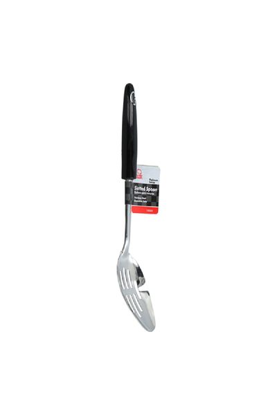 Chef Craft Stainless Steel Slotted Spoon Silver and Black 12inch