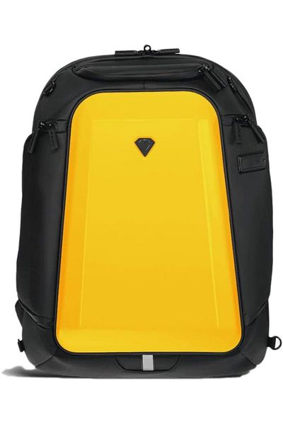 Carbonado GT2 Hard Shell Laptop Backpack 28L for Men & Women (Matte Yellow)