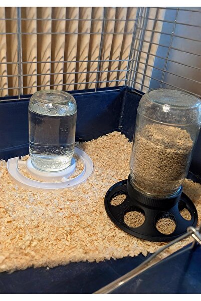 MDİZMİR Kuş Yemlik Civciv Suluk Ve Yemlik Takım Keklik Güvercin Suluğu Bıldırcın Yemliği Bahçe Tipi Yemlik