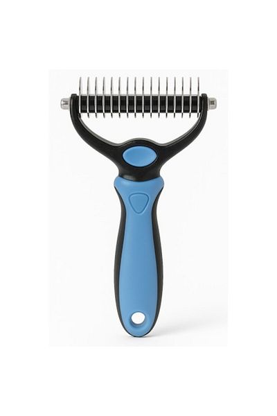OEM Perie Descurcator Blana Caini si Pisici, Ergonomic, Dublu Capat, Pentru Blana Scurta si Lunga