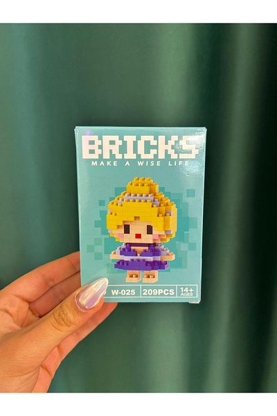 Wisevelya Yellow Princess Bricks Lego Set