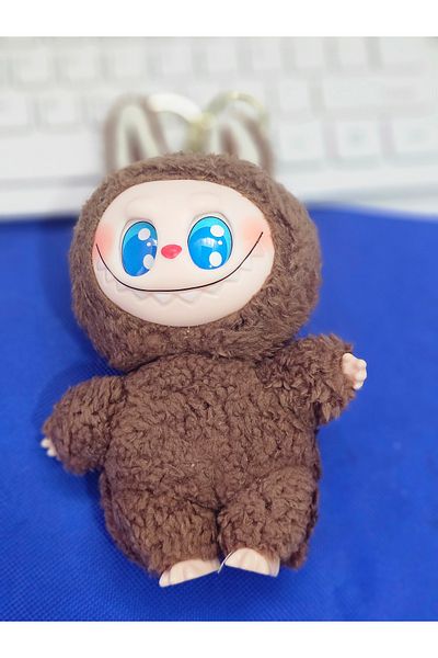 Meyra Accessories Labubu Plush Keychain Bag Ornament Cute Plush Toy 17cm