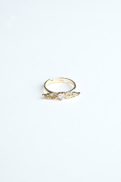 Jack Ferrero Zircon Stone Women's Ring (Adjustable)