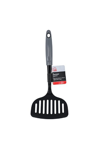 Chef Craft Select Nylon Handle Elegant Design Jumbo Turner Black and Grey