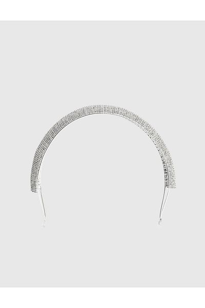 İLVİ Kandeka Silver Color Women's Crown
