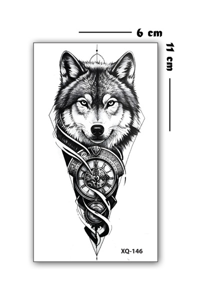 Jet Online Kurt Geometrik desenli Geçici Dövme