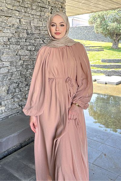 Ovn. Φόρεμα Rosalina Stone Chiffon - Μαύρισμα