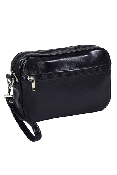 Magazinul de genti Borseta de barbati din piele naturala, de mana si umar mod...