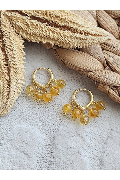 Home Sitrin Taşı Salkım Küpe