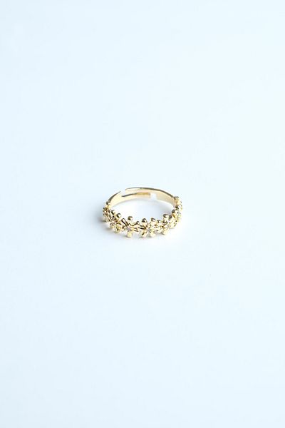 Jack Ferrero Zircon Stone Women's Ring (Adjustable)