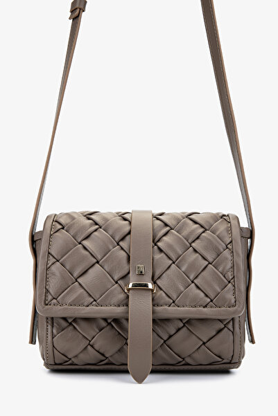 Valmenti Kadın Hakiki Deri Vizon Postacı Çanta