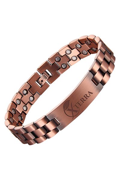 XTERRA XTERRA THERAPEUTIC MAGNETIC BRACELET MADE OF 99.99% PURE COPPER WITH NEODYMIUM MAGNETS | Model VS714