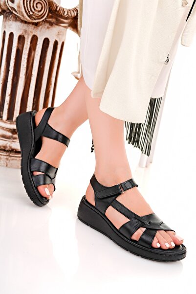 Diego Carlotti Γυναικεία καθημερινά άνετα ελαφριά ορθοπεδικά σανδάλια από γνή...