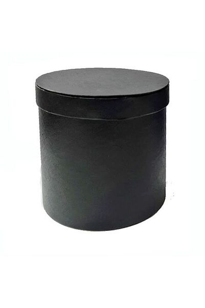 OEM Round Gift Box, Diameter 14 cm, Matte Black