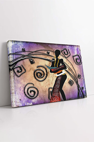 KOSS Dijital Παραδοσιακός αφρικανικός πίνακας σε καμβά, Premium ποιότητα, Μον...