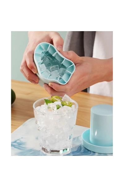 Mi-ÇA HOME Flexible Silicone Cube Ice Mold Bpa Free Icebox Drink Ice Cocktail Practical New Generation Mold