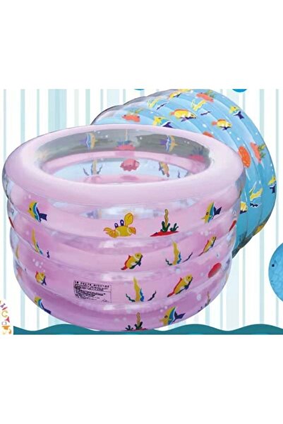 G-TUĞ OUTLET Şişme Tabanlı 100X60 CM MAVİ Çocuk Havuzu