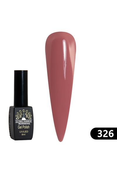global fashion Vopsea semipermanentă Black Elite, Global Fashion 8 ml, 326