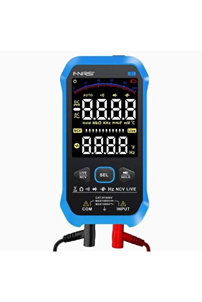 FNIRSI S1 Büyük Ekranlı Dijital Multimetre - Ölçü Aleti