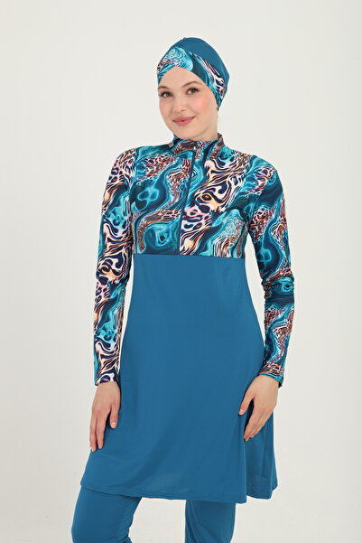 FUL RİKLALI ELBİSE TAYİT BONE BÜSTÜYER DÖRTLÜ TAKIM