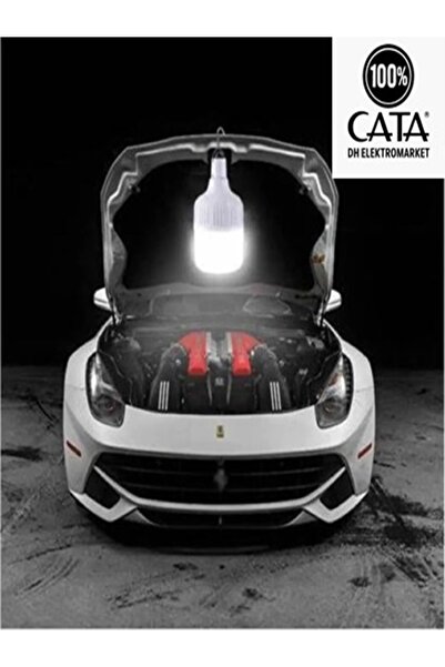 Cata 30 Watt Taşınabilir Şarjlı Led Ampul Beyaz