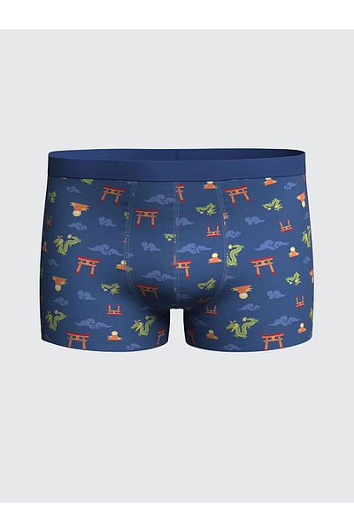 LC Waikiki Standard Fit Cotton Flexible Ανδρικό Boxer 3 τεμαχίων