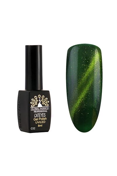 global fashion Oja semipermanenta Cat Eyes 8 ml, 32