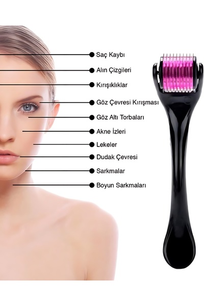 HERBA HAİR -Dermaroller Professional - Saç, Kaş, Sakal Serum Kullanıma Uygun