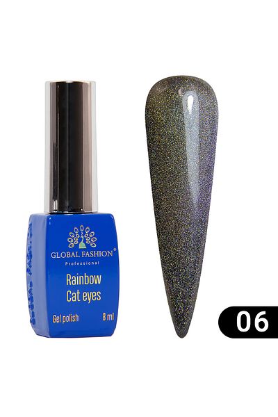 global fashion Oja semipermanenta Rainbow Laser Cat Eyes 8ml, 06