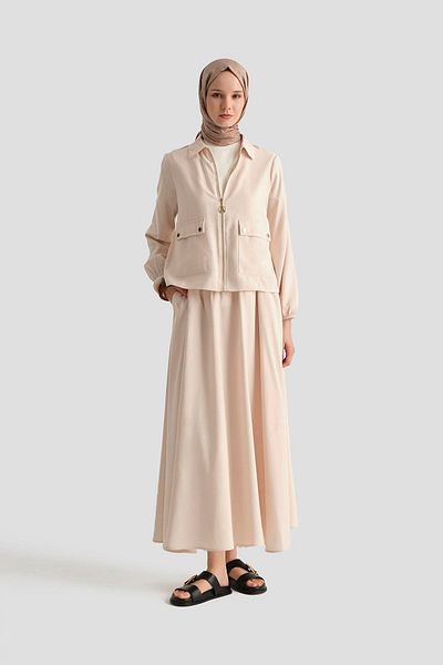 Armine Jacket Viscose Suit 25Yt622 Stone