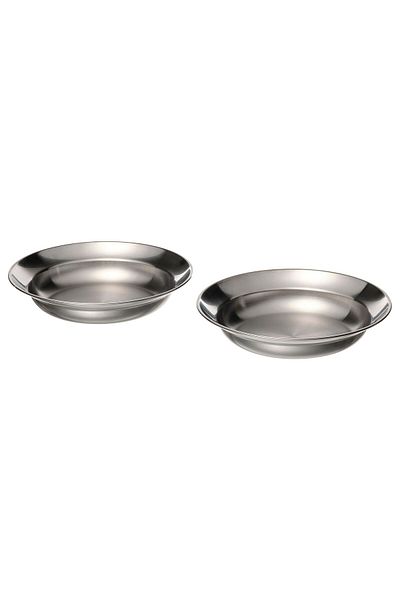 IKEA Pit Plate, Stainless Steel, 21 Cm, 2 Pieces