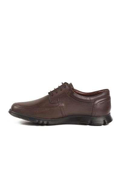 WALKWAY Genuine Leather Men's Brown Casual Shoes 667 m