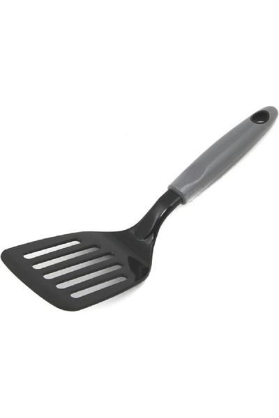 Chef Craft Nylon Handle Easy to Use Elegant Design Short Turner Black and Grey 11inch