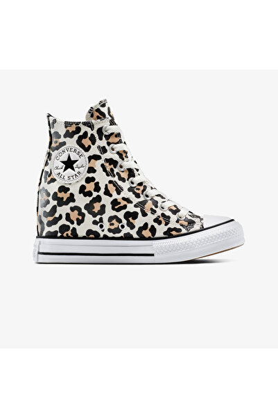 Converse Chuck Taylor All Star Platform Wedge Kadın Krem Sneaker