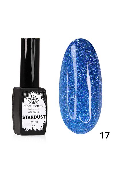 global fashion Oja semipermanenta Stardust, reflectorizant, Global Fashion 8ml, 17