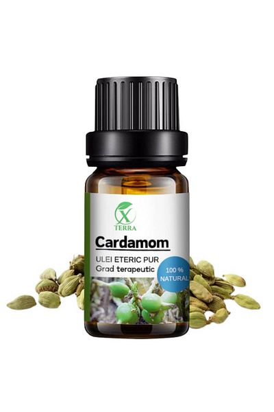 XTERRA | ULEI ETERIC DE CARDAMOM | ULEI ESENȚIAL 100% ȘI PUR | 10 ml