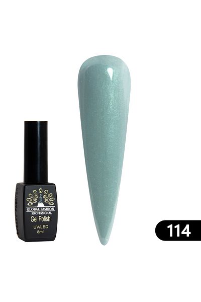 global fashion Oja semipermanenta BLACK ELITE, Global Fashion 8 ml, 114