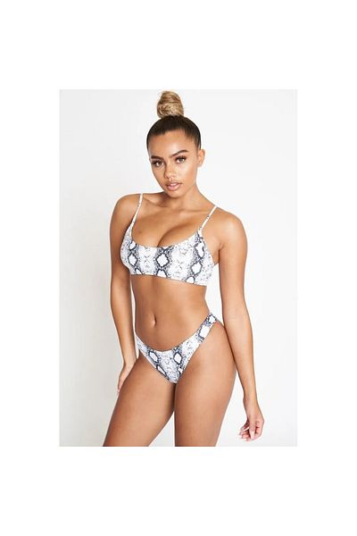 FITINT Women's swimsuit with detachable padding, 2-piece, White – FITINT 146