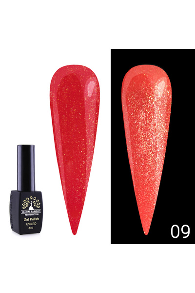 global fashion Oja semipermanenta Disco Summer 8ml, 09