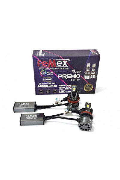 FEMEX Premio Plus H11 Şimşek Etkili Led Xenon 14000 Lumen