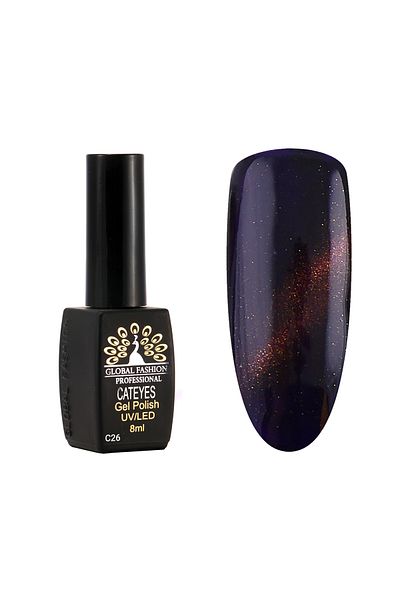 global fashion Oja semipermanenta Cat Eyes 8 ml, 26